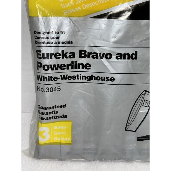 Home Care 3 Vacuum Bags 3045 Style U For Eureka White-Westinghouse 2030 New - Picture 2 of 5
